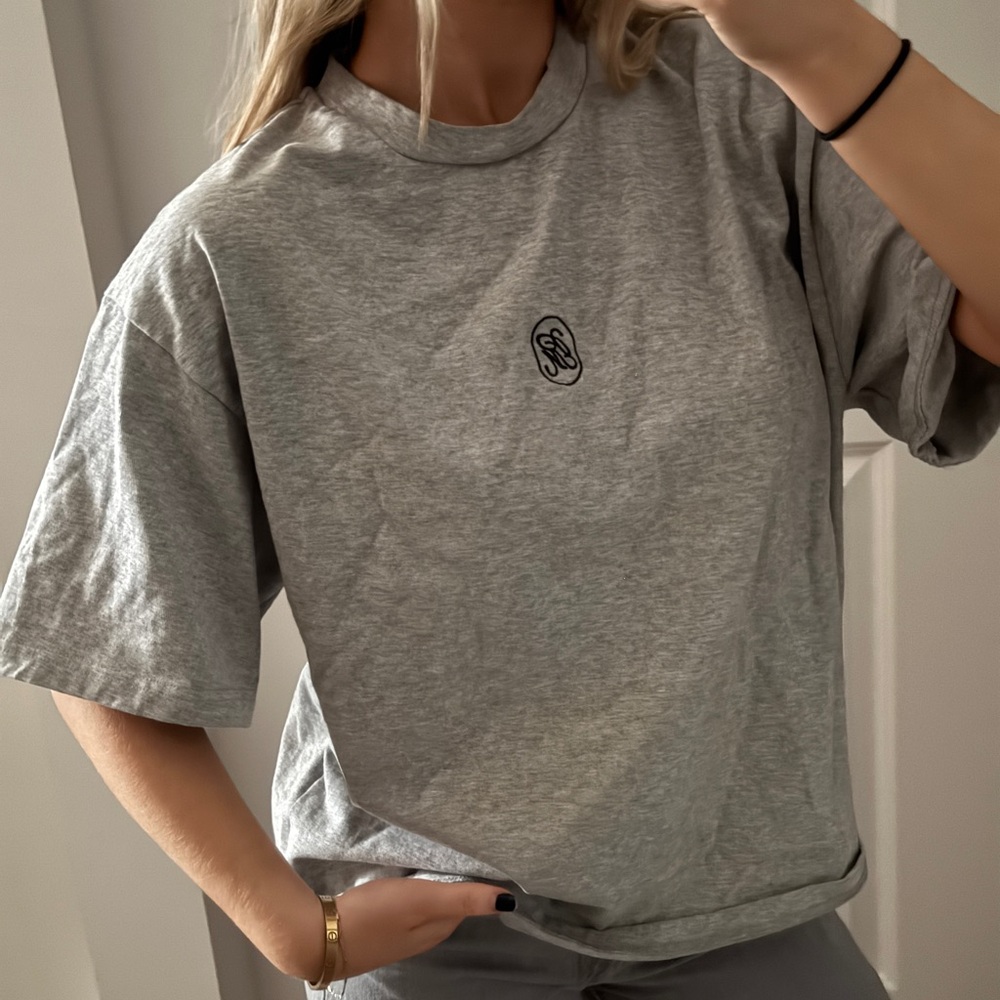 Gray Casual Peppermayo T-Shirt